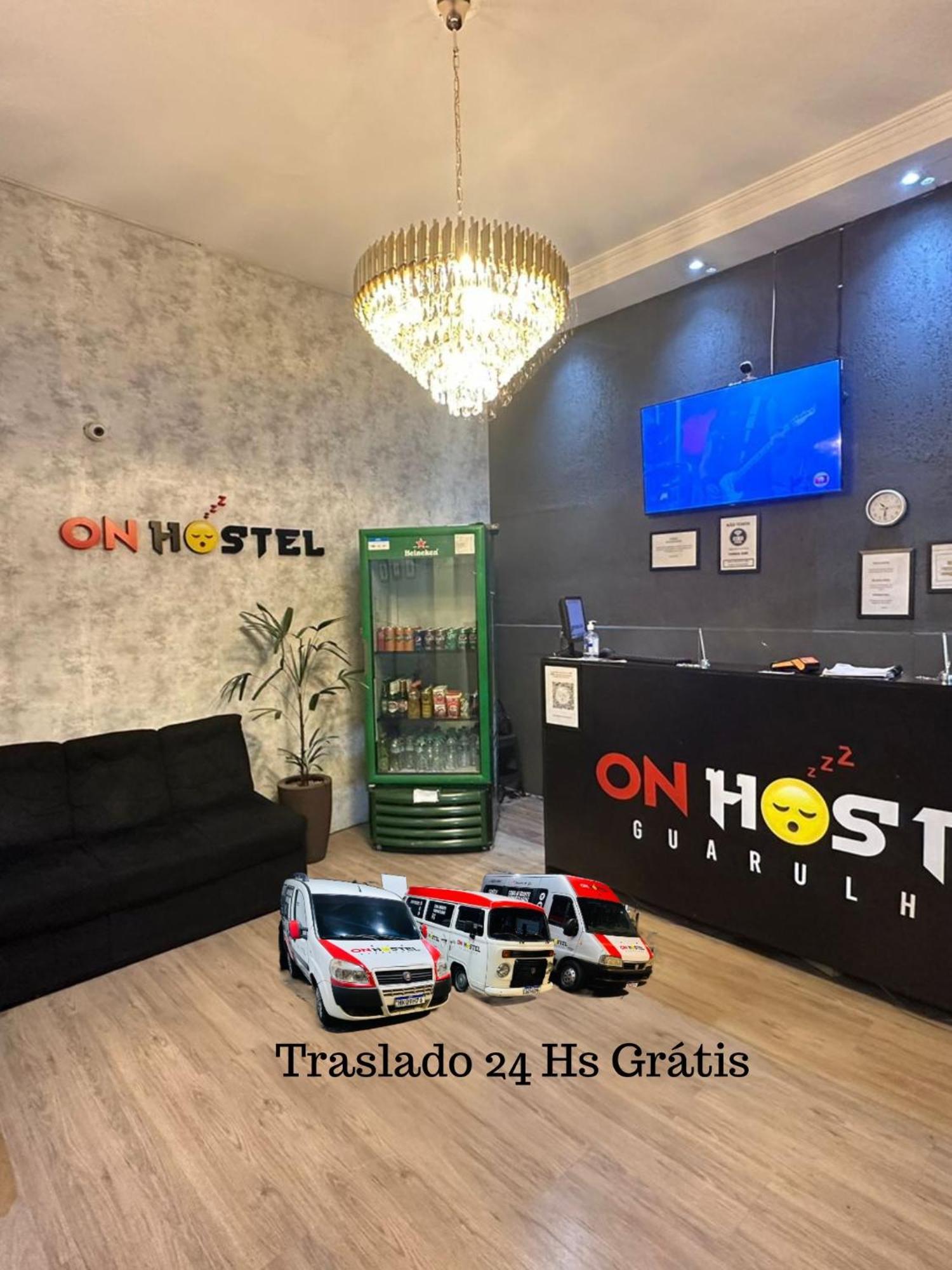 גווארולוס On Hostel II Gru Aeroporto Translado 24 Hs מראה חיצוני תמונה